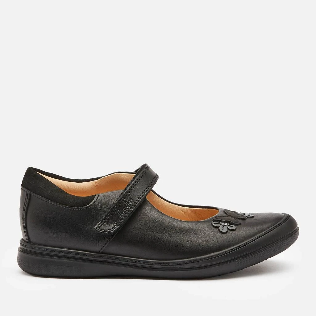 商品Clarks|Clarks Scooter Jump Kids' School Shoes - Black Leather,价格¥333,第1张图片