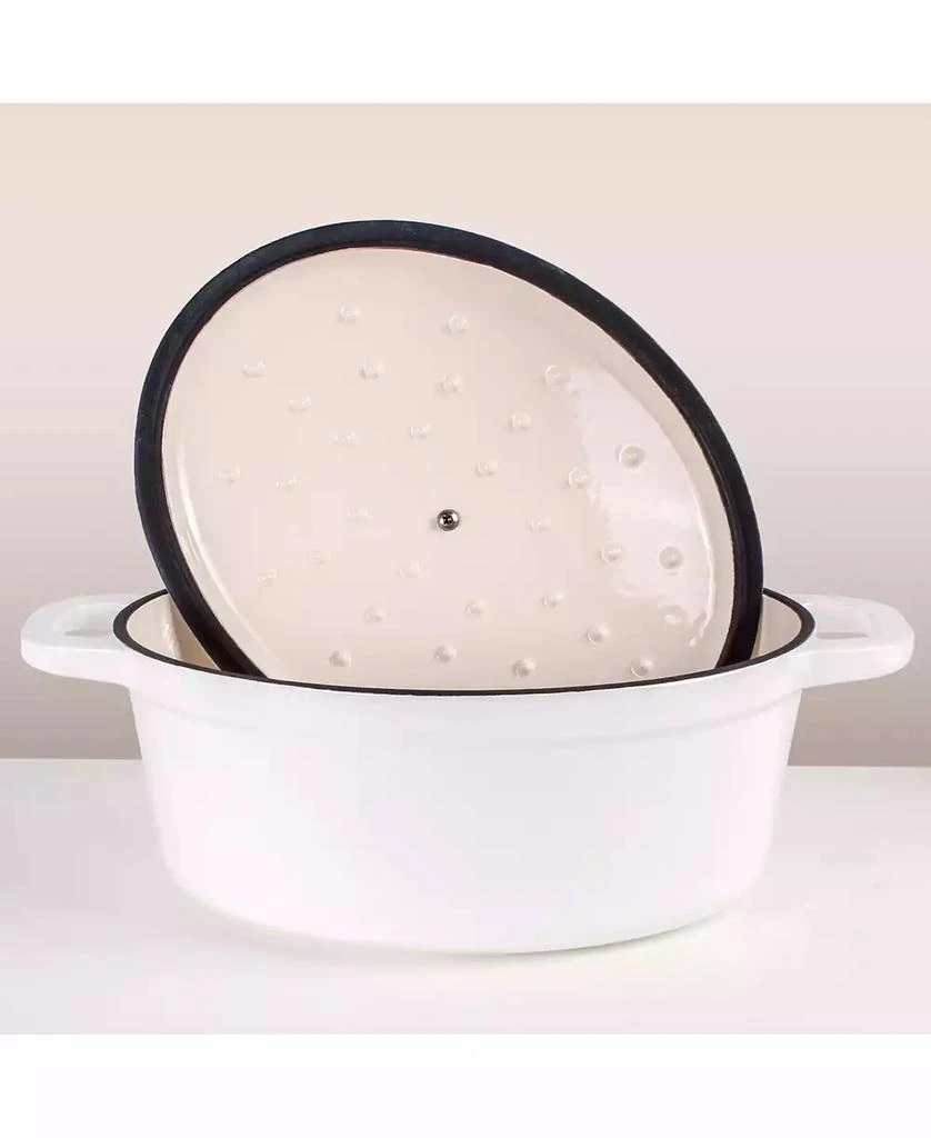 商品BergHOFF|Neo 4pc Cast Iron Cookware Set, Grill Pan, Fry Pan & Oval Dutch Oven,价格¥2073,第3张图片详细描述