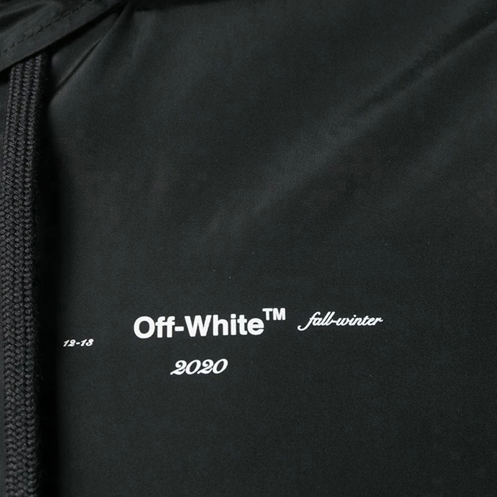 OFF WHITE 黑色男士风衣 OMEA171E19E06003-1091 商品