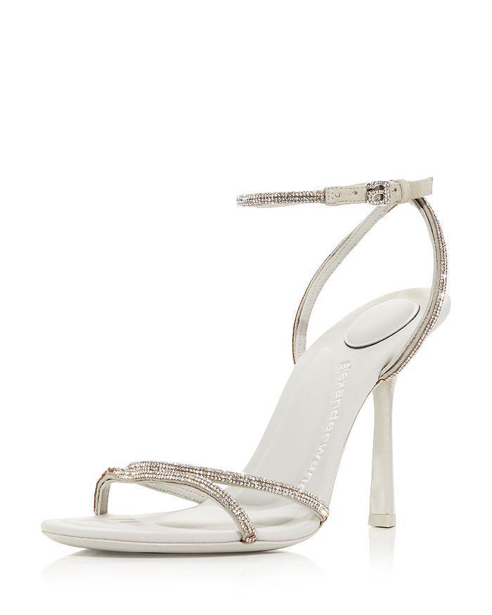 商品Alexander Wang|Women's Dahlia Crystal High Heel Sandals,价格¥4971,第1张图片