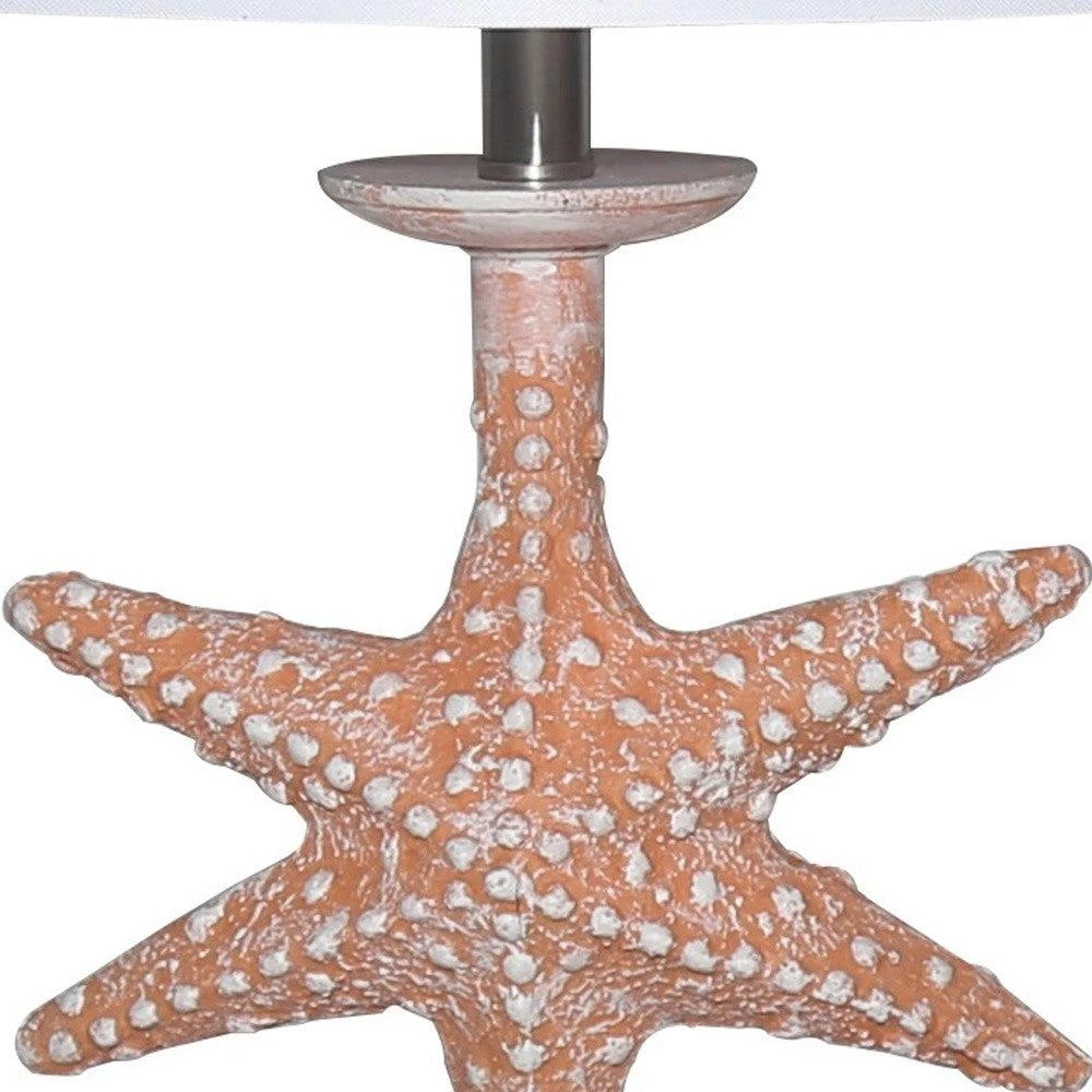 商品Homezia|Set of Two Orange Coastal Starfish Table Lamps,价格¥2107,第2张图片详细描述