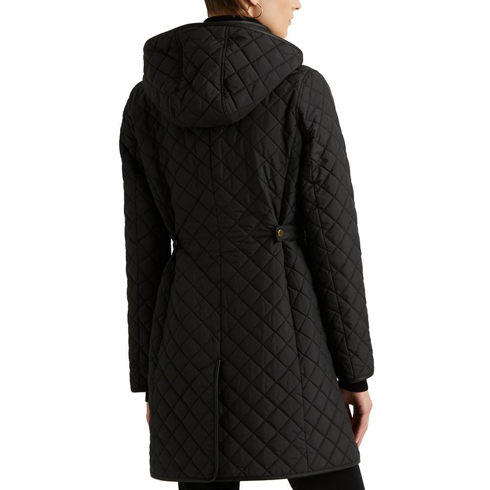 商品Ralph Lauren|女款连帽绗缝大衣 长款 ,价格¥1133,第4张图片详细描述