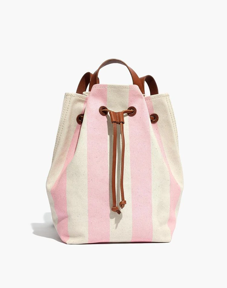 商品Madewell|条纹帆布水桶包,价格¥394,第1张图片