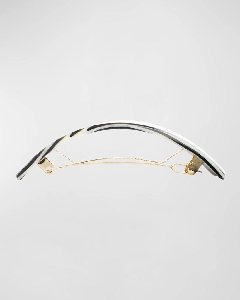 商品France Luxe|Horn-Patterned Rectangle Volume Barrette - Classic,价格¥219,第3张图片详细描述