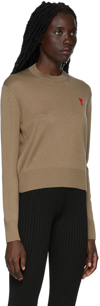 Taupe Ami De Cœur Sweater商品第2张图片规格展示