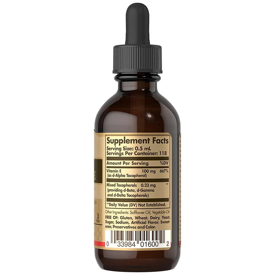 商品Solgar|Liquid Vitamin E (with dropper),价格¥111,第4张图片详细描述