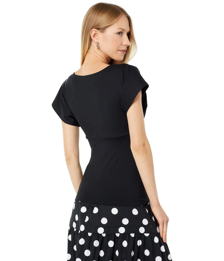 商品Susana Monaco|V-Neck Flutter Sleeve Top,价格¥294,第2张图片详细描述