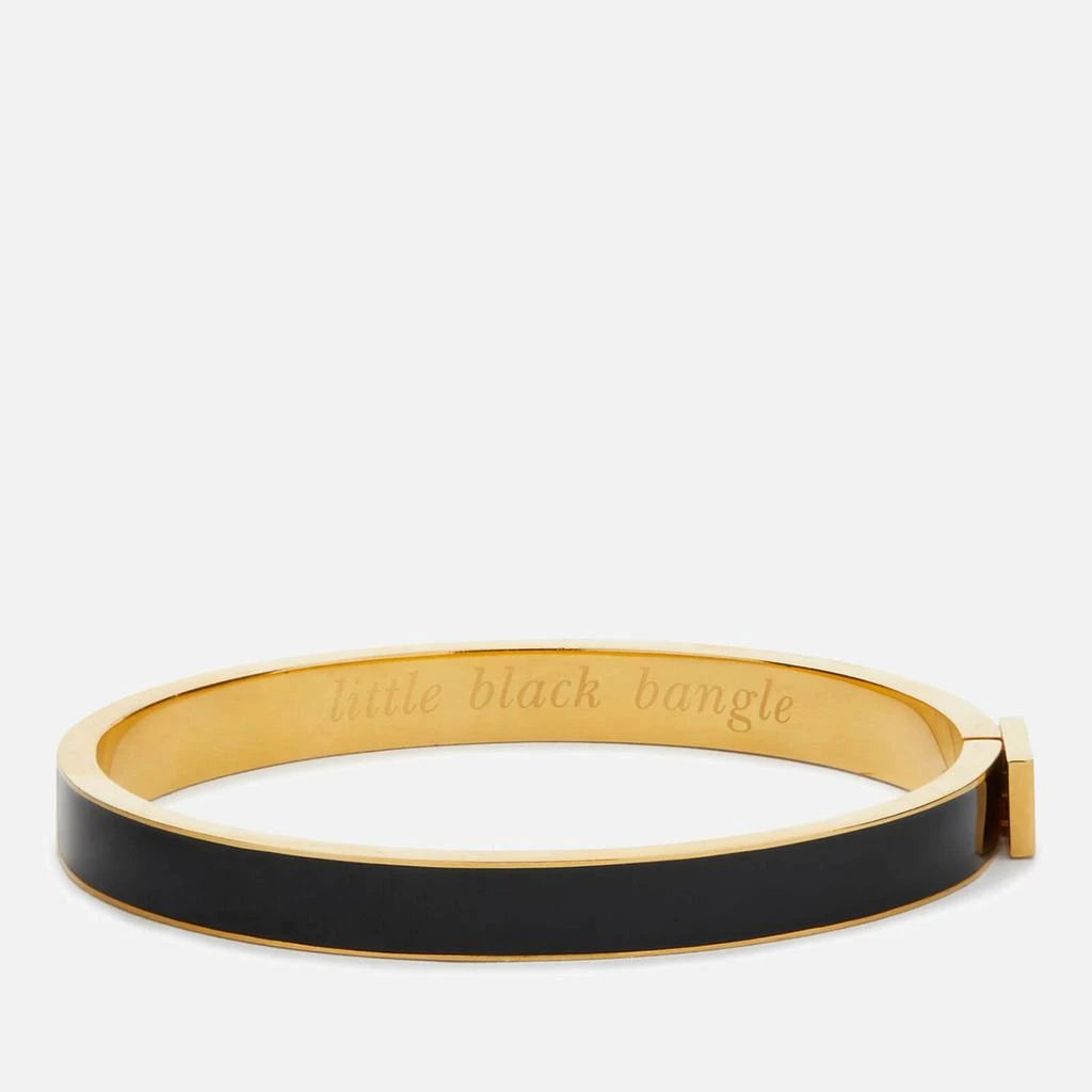 商品Kate Spade|Kate Spade New York Idiom 'Little Black Bangle' Gold-Plated Bangles,价格¥523,第1张图片