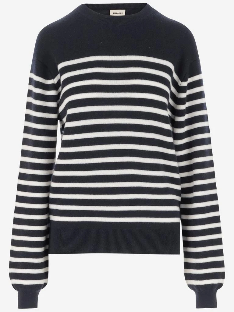 商品Khaite|Purple Stretch Cashmere Sweater,价格¥7548,第1张图片
