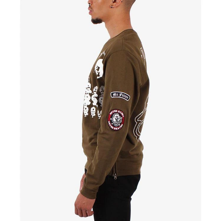 商品Punk Royal|Men's French Terry Graphic Print Sweatshirt,价格¥194,第3张图片详细描述