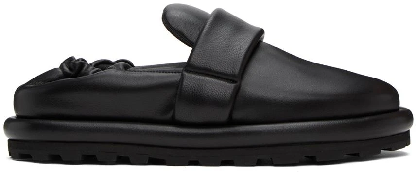 商品Jil Sander|Black Strap Sabot Loafers,价格¥9295,第1张图片