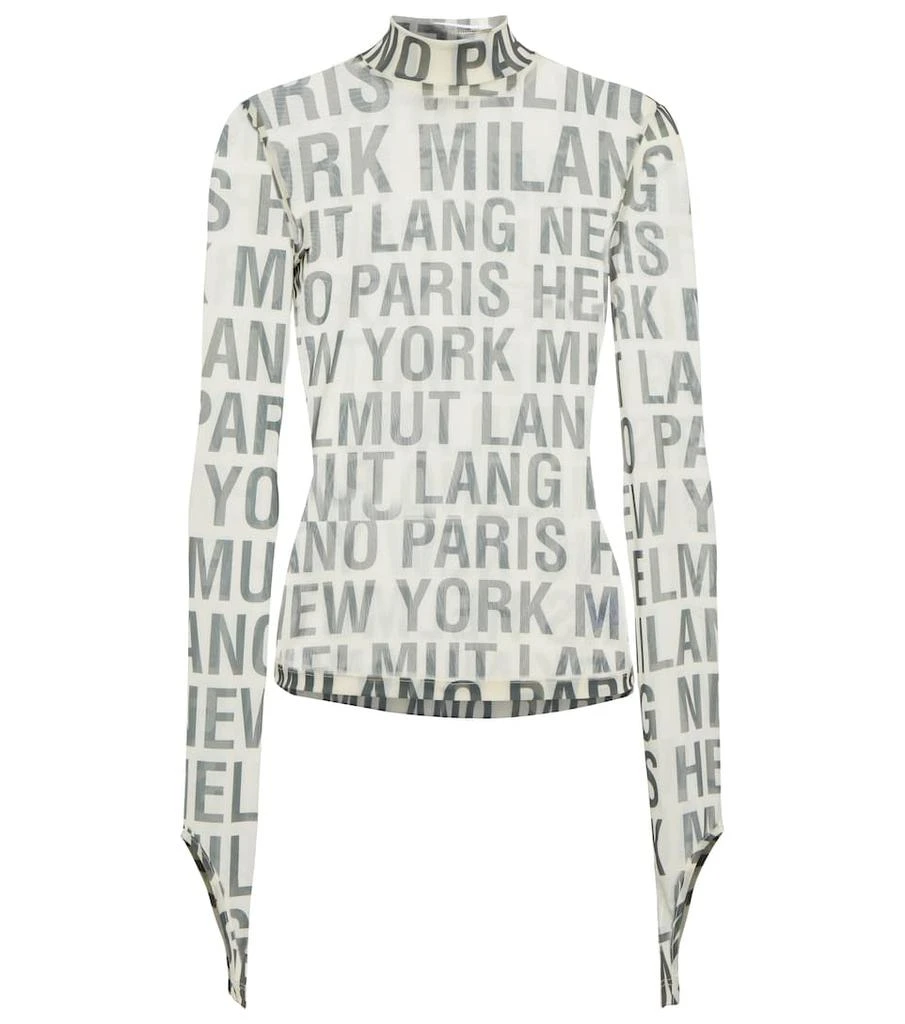 商品Helmut Lang|Logo高领针织上衣,价格¥1304,第1张图片
