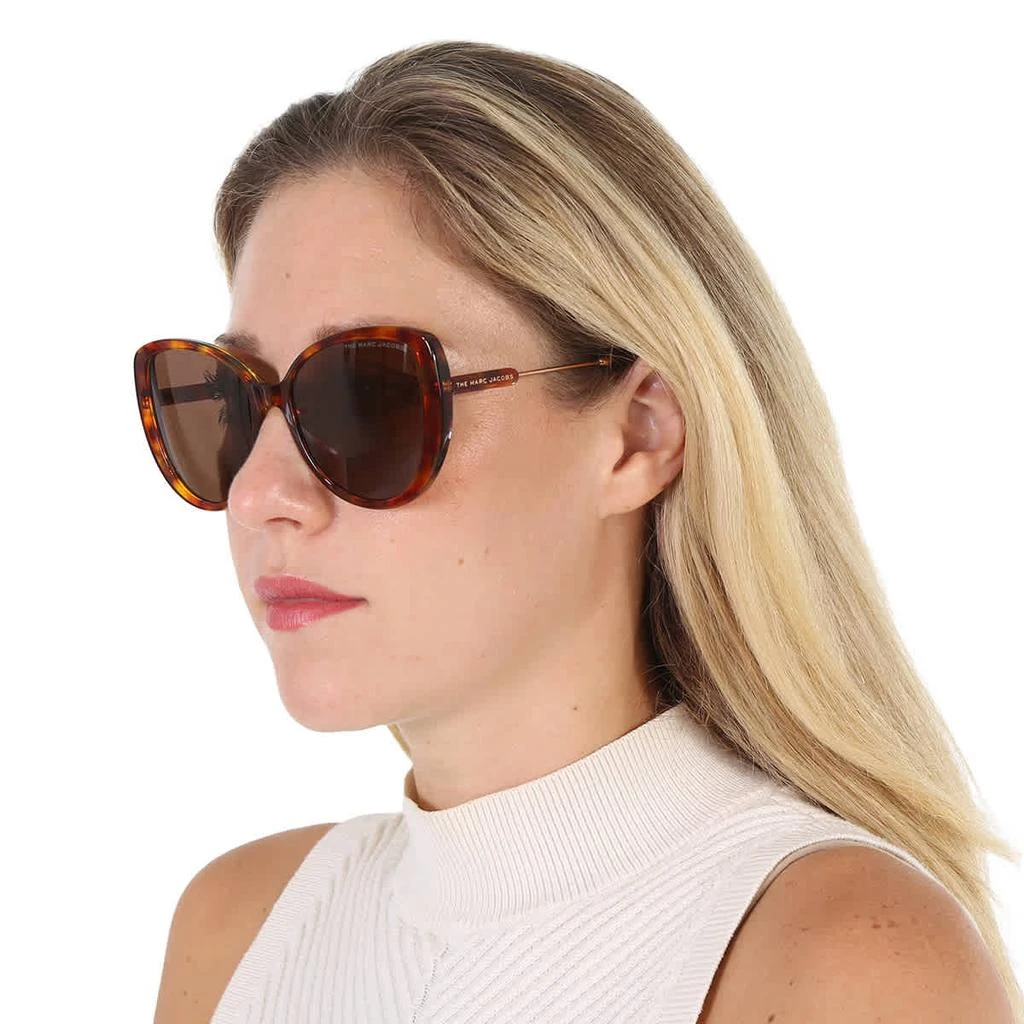 商品Marc Jacobs|Marc Jacobs Brown Butterfly Ladies Sunglasses MARC 578/S 0XLT/70 56,价格¥262,第2张图片详细描述