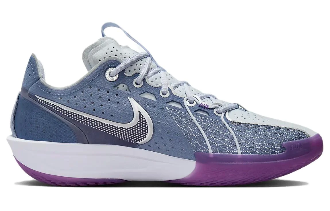 商品[国内直发] NIKE|Air Zoom G.T. Cut 3 EP 低帮  ZoomX 泡绵 篮球鞋 男女同款 蓝灰 国内版,价格¥940,第3张图片详细描述