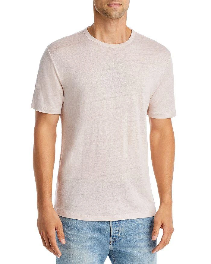 商品Vince|Linen Solid Tee,价格¥561,第1张图片