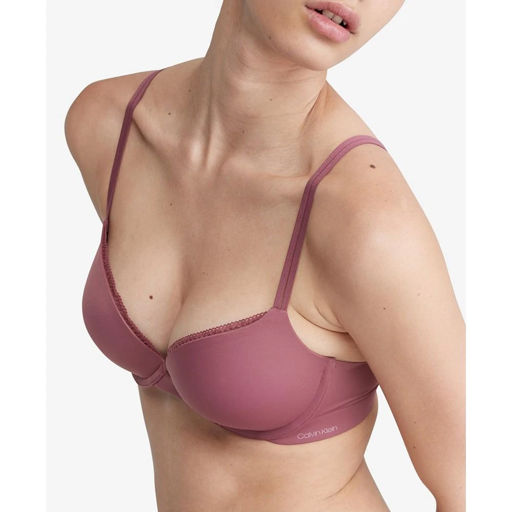 商品Calvin Klein|Women's Liquid Touch Push-Up Plunge Bra QF4083,价格¥157,第4张图片详细描述