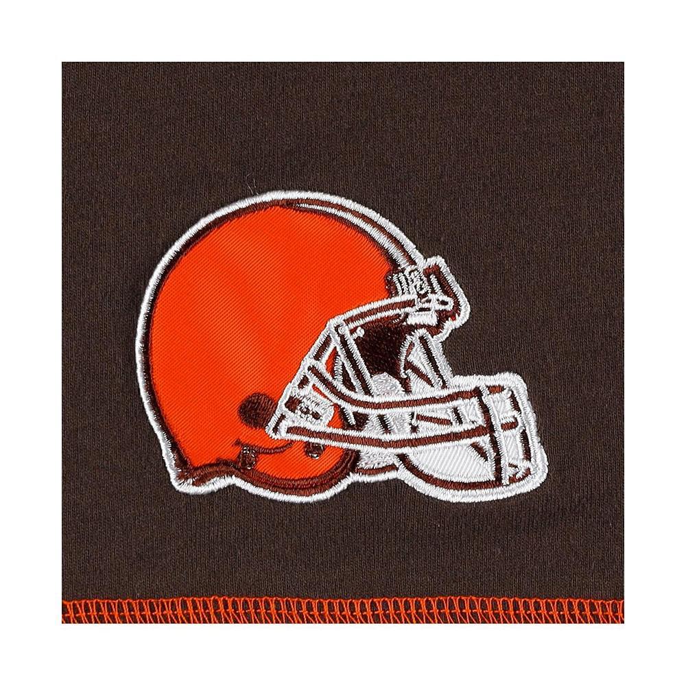 商品Tommy Hilfiger|Men's Brown Cleveland Browns Peter Team Long Sleeve T-shirt,价格¥466,第4张图片详细描述