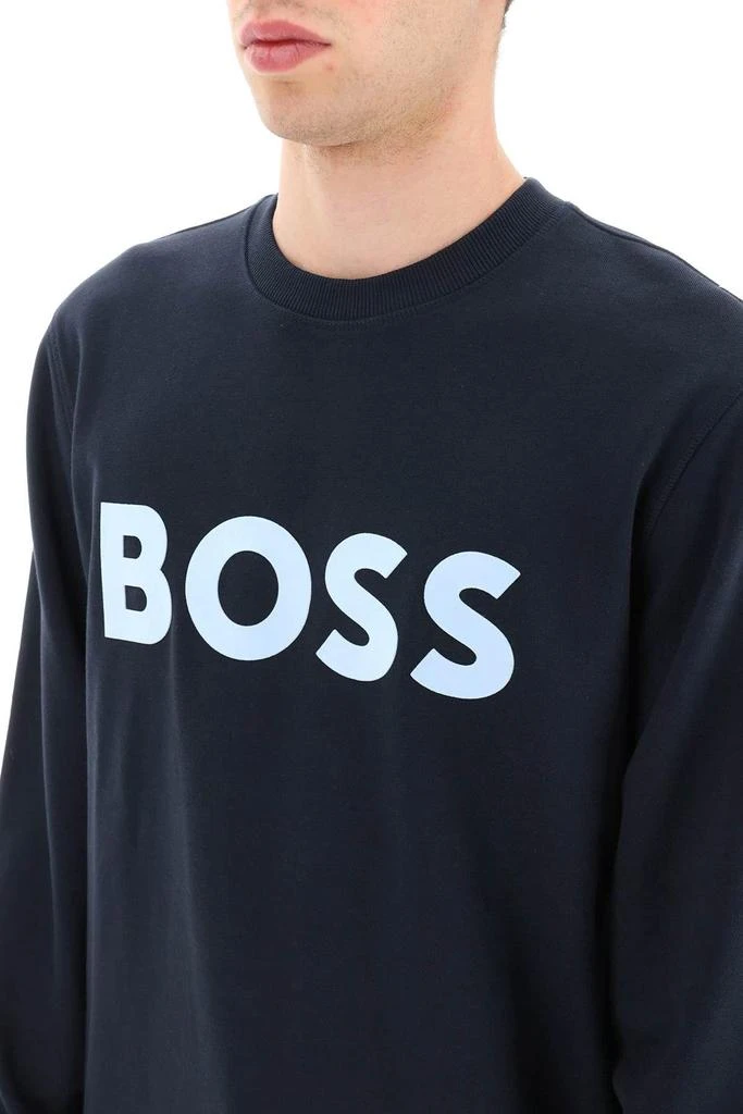 商品Hugo Boss|RESPONSIBLE FLOCKED LOGO SWEATSHIRT,价格¥679,第5张图片详细描述