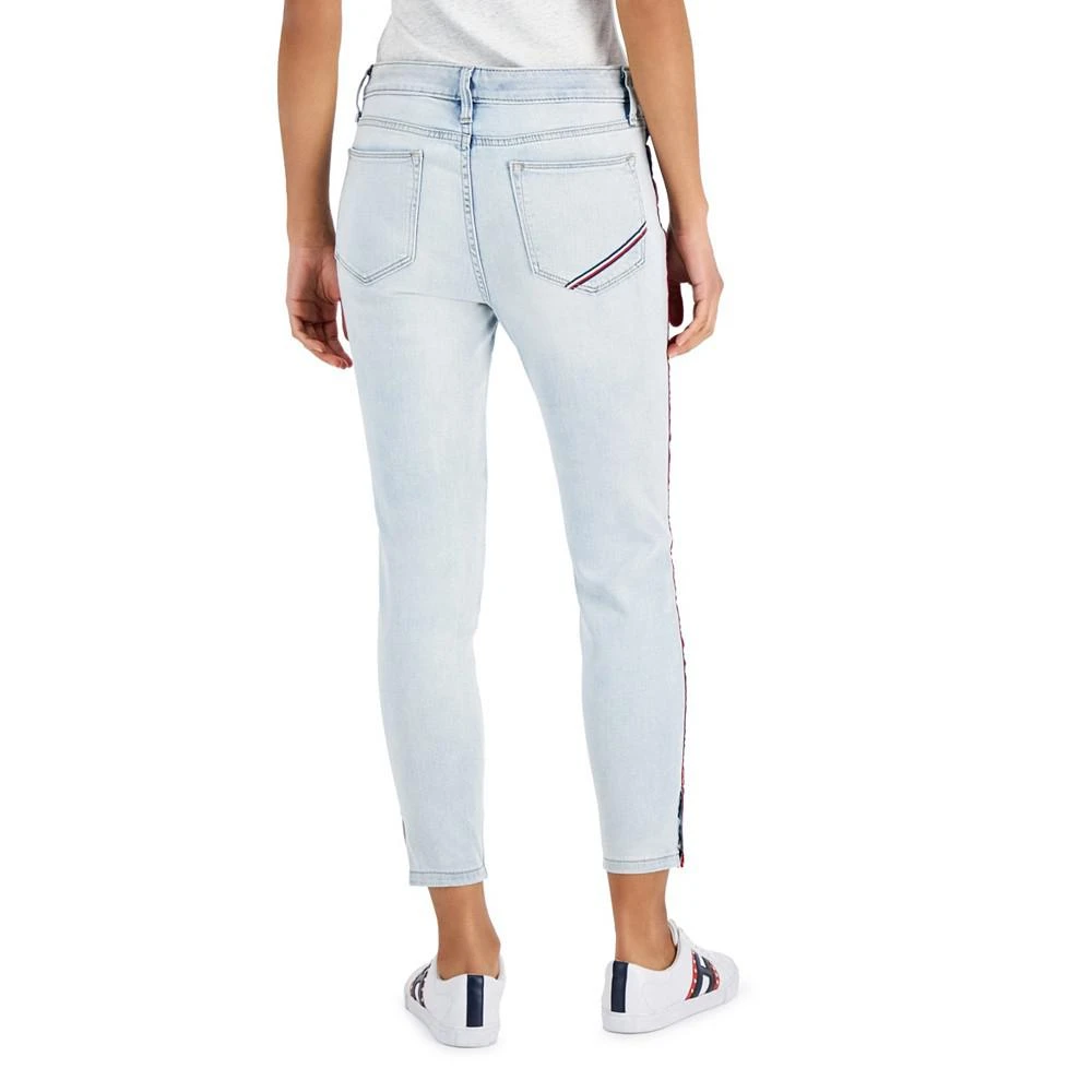 商品Tommy Hilfiger|Tribeca TH Flex Side-Stripe Skinny Jeans,价格¥174,第3张图片详细描述