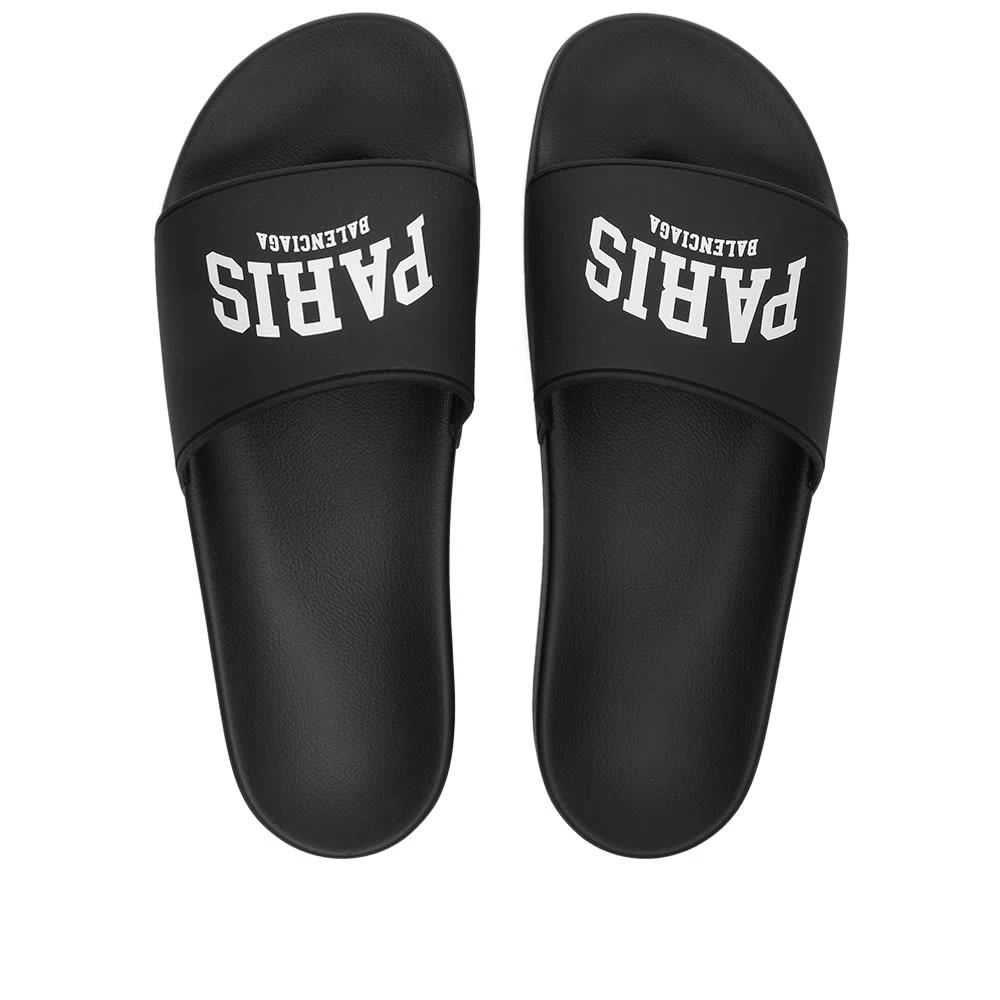 商品Balenciaga|Balenciaga Paris Logo Pool Slide,价格¥1612,第4张图片详细描述