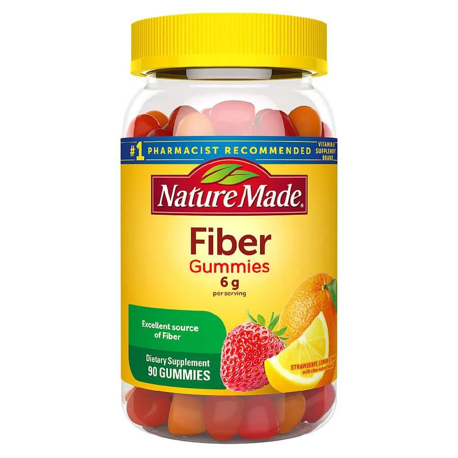 商品Nature Made|Fiber 6g Gummies Assorted Fruit Flavors,价格¥164,第1张图片