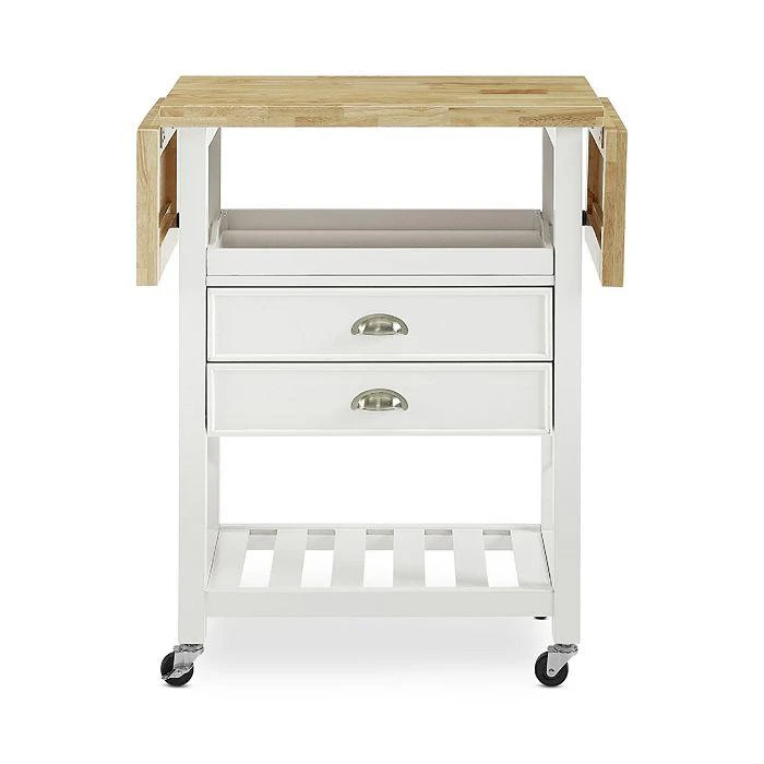 商品Sparrow & Wren|Bristol Double Drop Leaf Kitchen Cart,价格¥2748,第1张图片