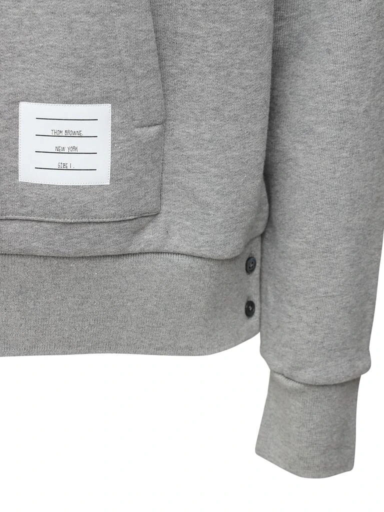 商品Thom Browne|Hooded Cotton Jersey Sweatshirt,价格¥4935,第4张图片详细描述