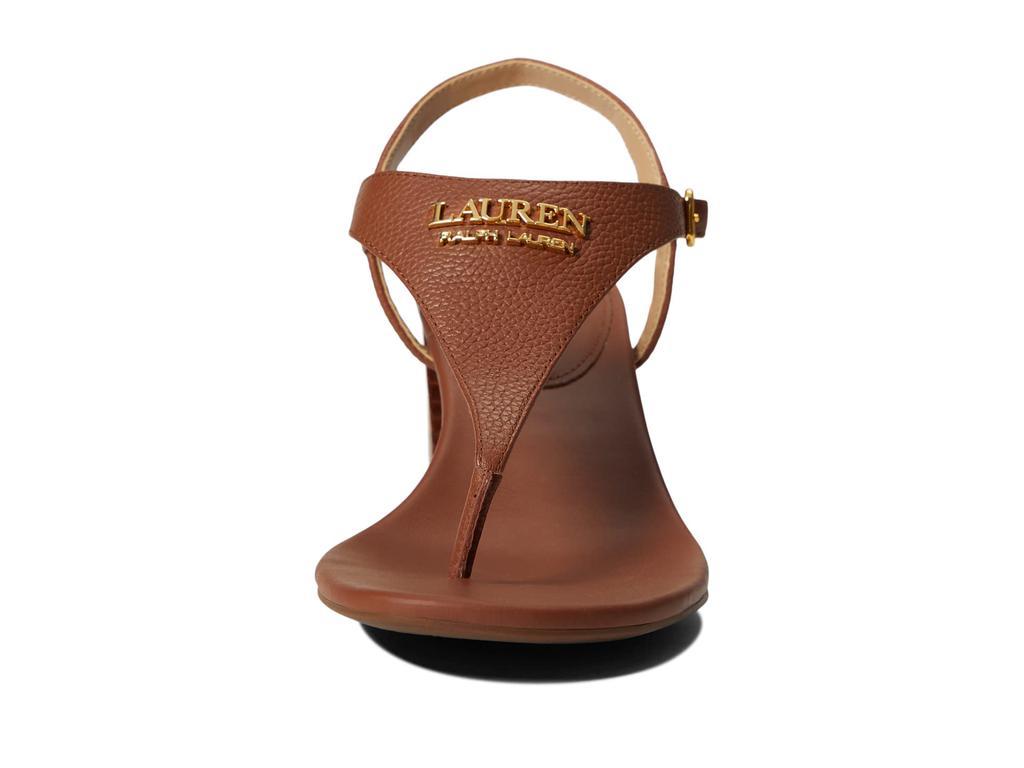 商品Ralph Lauren|Westcott Tumbled Leather Sandal,价格¥534,第4张图片详细描述