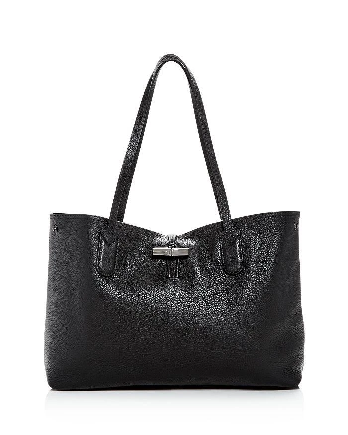 商品Longchamp|Roseau Large Leather Tote,价格¥1872,第1张图片