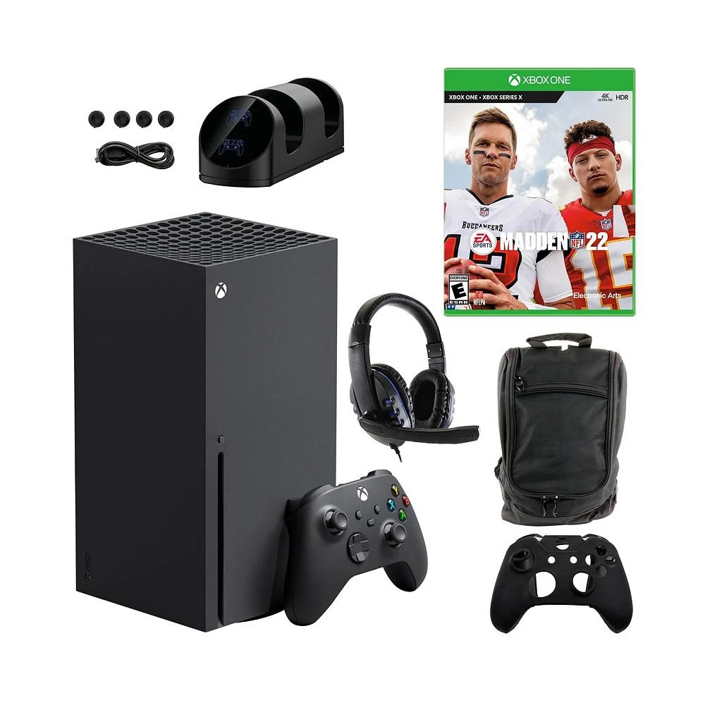 商品Xbox|Series X Console with Madden 22 and Accessories,价格¥5606,第1张图片