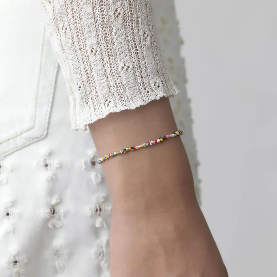商品Anni Lu|Anni Lu Alaia Gold-Plated Beaded Bracelet,价格¥409,第2张图片详细描述