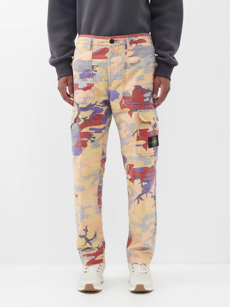 商品Stone Island|Logo-patch camouflage-print track pants,价格¥3304,第1张图片