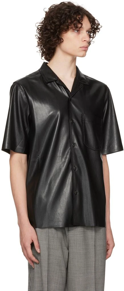 商品Nanushka|Black Bodil Vegan Leather Shirt,价格¥1188,第2张图片详细描述