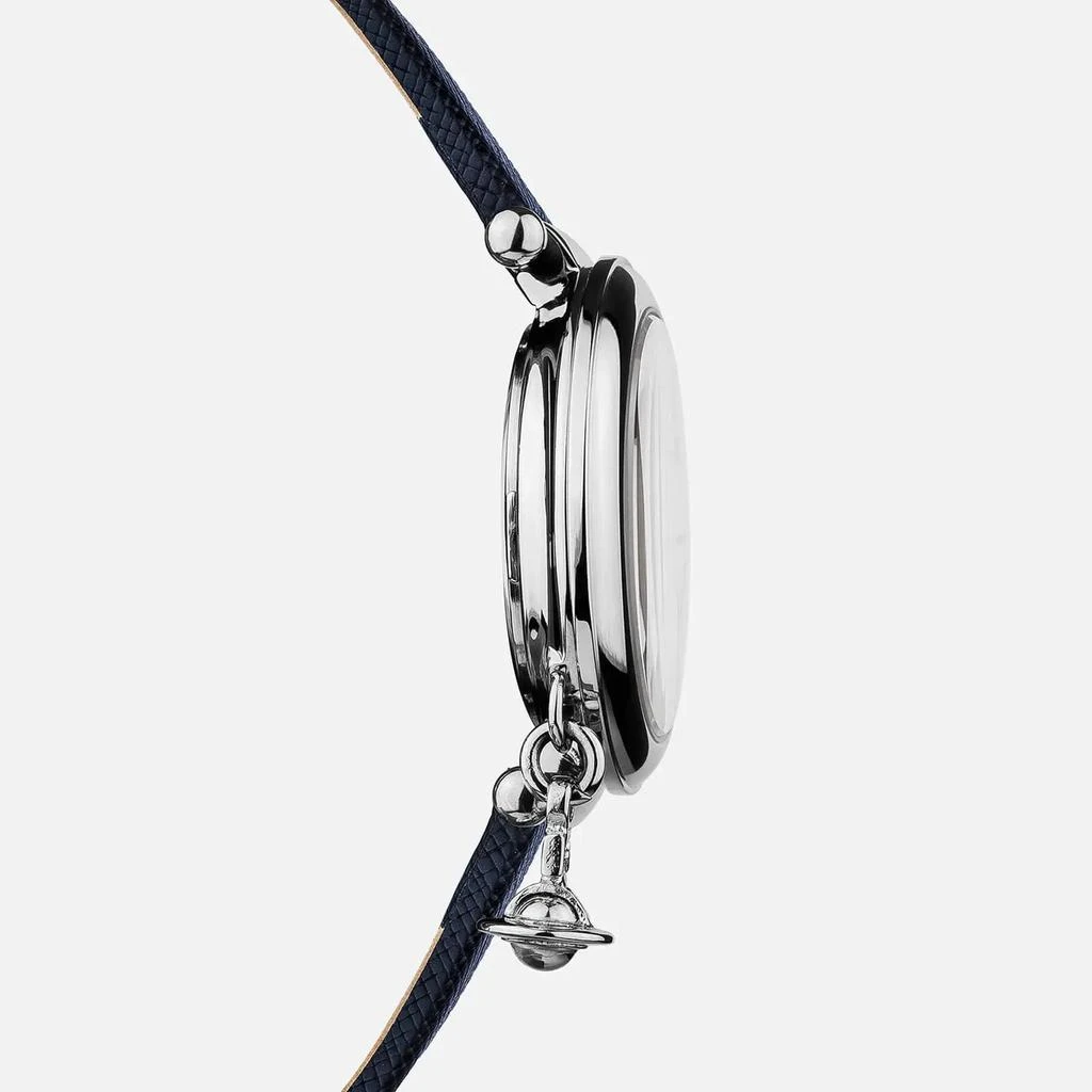 商品Vivienne Westwood|Vivienne Westwood Women's Orb Heart Watch - Blue/Silver,价格¥1696,第4张图片详细描述