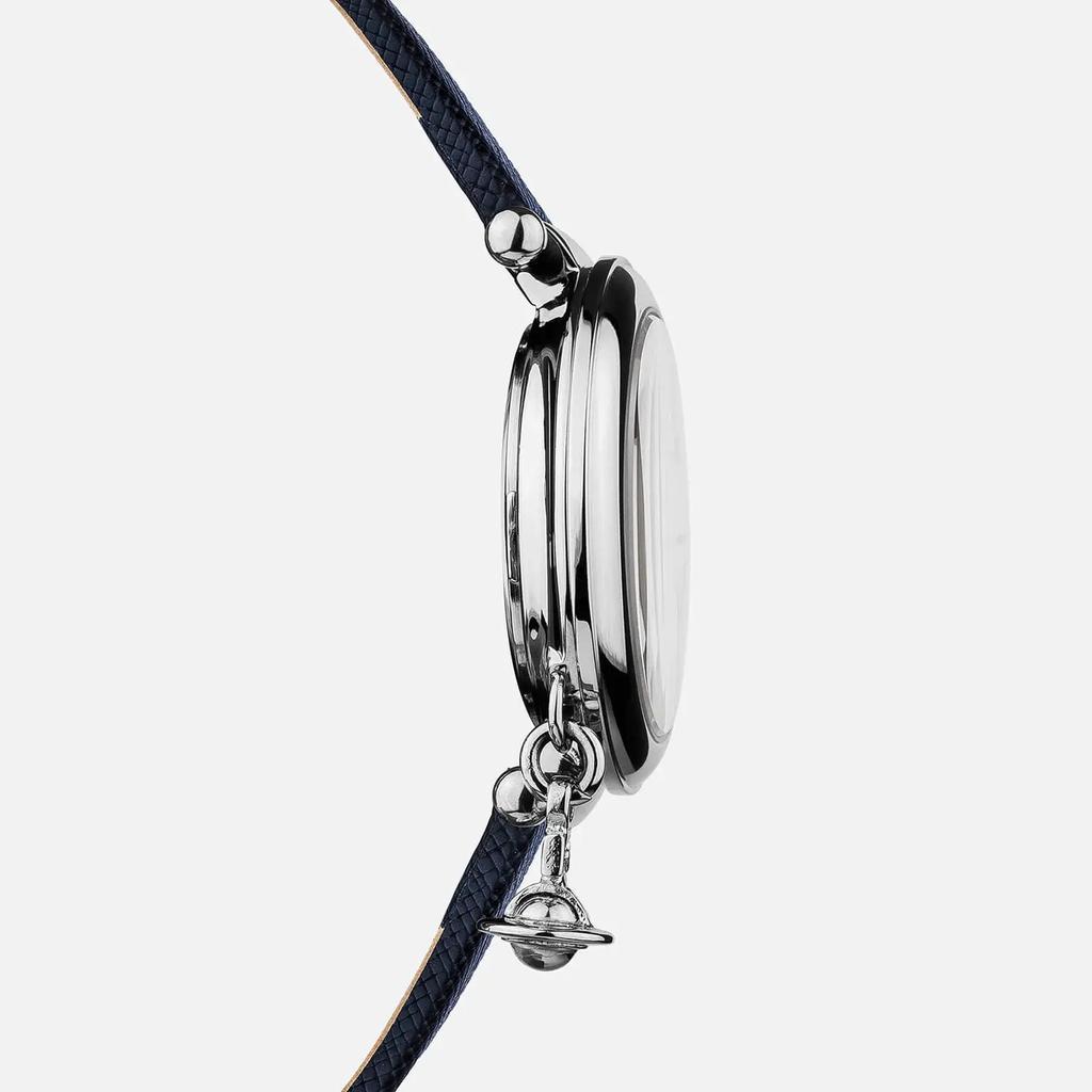 商品Vivienne Westwood|Vivienne Westwood Women's Orb Heart Watch - Blue/Silver,价格¥1669,第6张图片详细描述