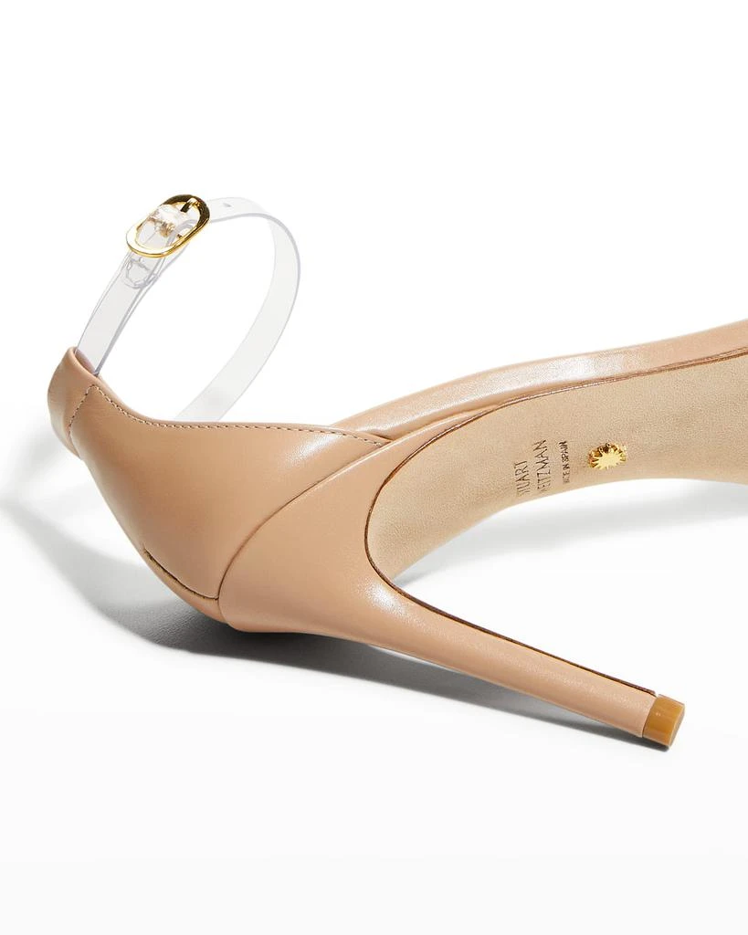 商品Stuart Weitzman|Nudistcurve Clear Ankle-Strap Heel Sandals,价格¥1699,第4张图片详细描述