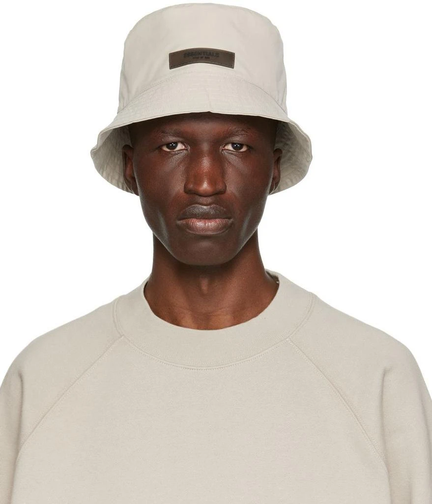 商品Essentials|Gray Cotton Bucket Hat,价格¥299,第1张图片