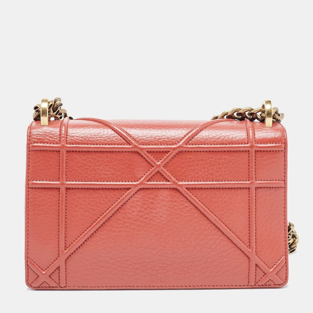 商品[二手商品] Dior|Dior Red Leather Small Diorama Shoulder Bag,价格¥19253,第4张图片详细描述