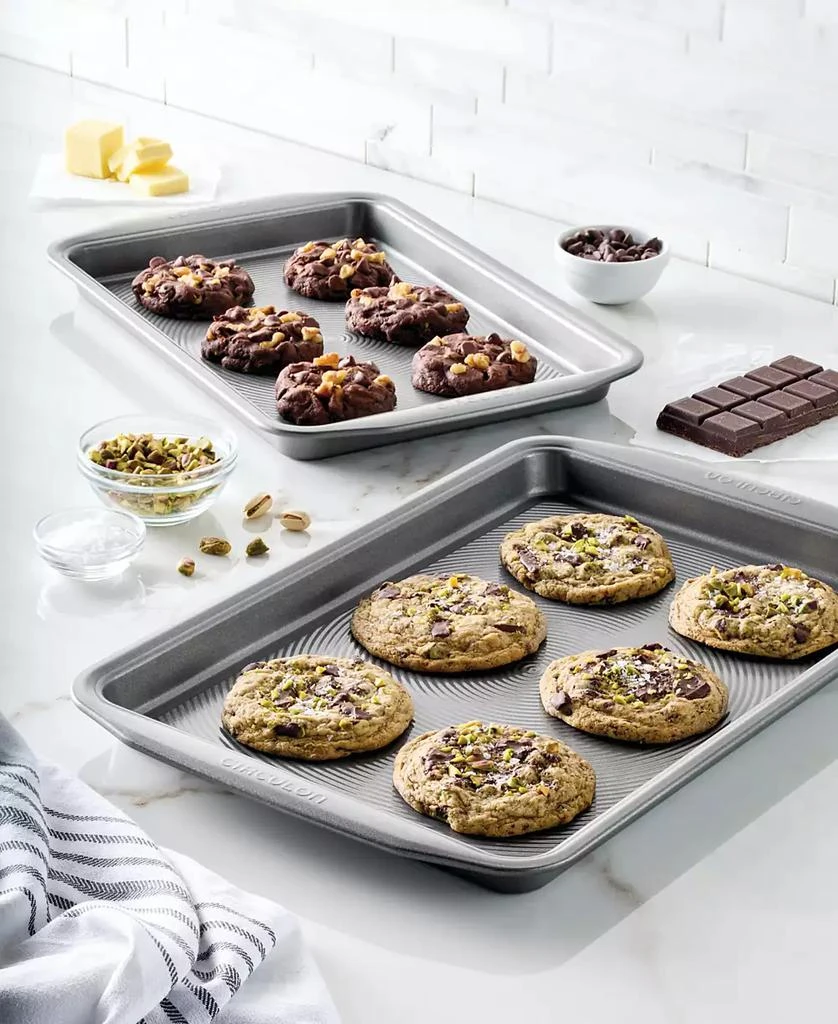 商品Circulon|Nonstick Set of 2 Cookie Pans,价格¥148,第2张图片详细描述