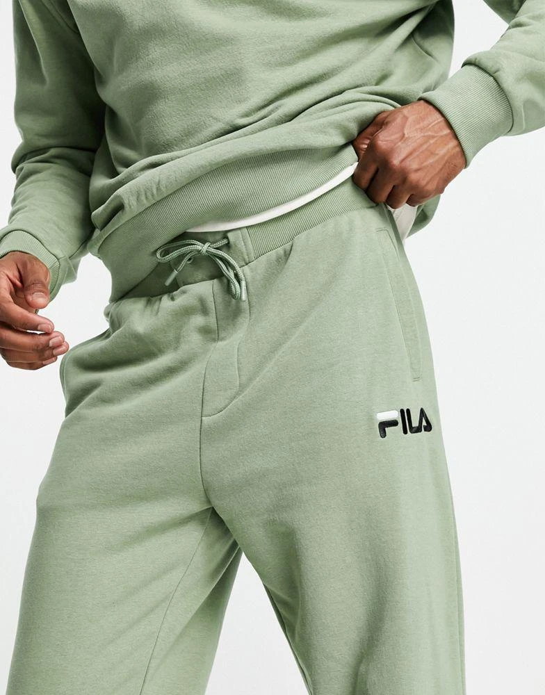 商品Fila|Fila joggers with logo in green,价格¥262,第2张图片详细描述