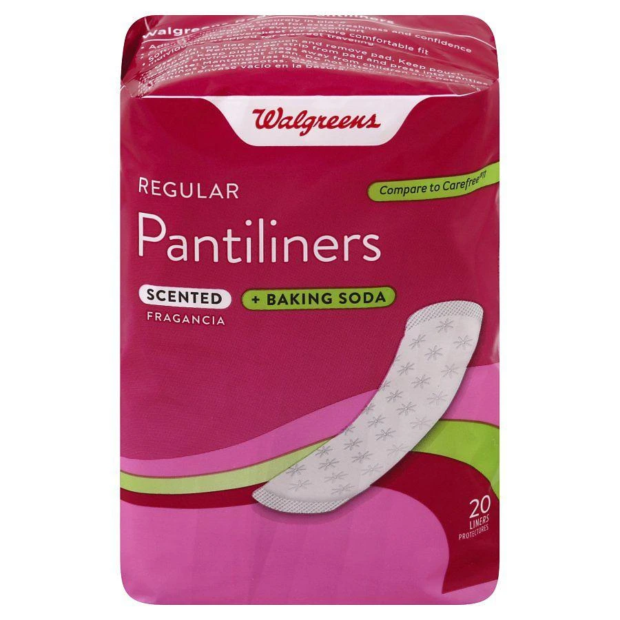 商品Walgreens|Pantiliners Scented, Regular (ct 20),价格¥9,第1张图片