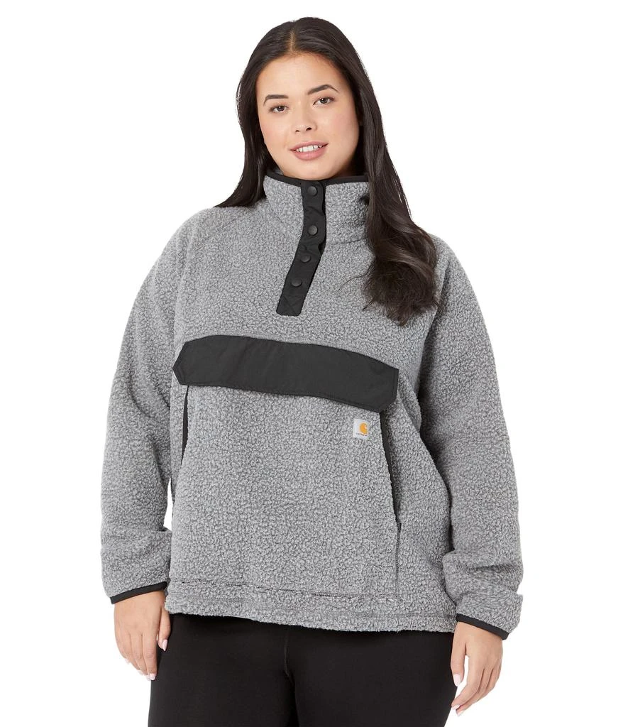 商品Carhartt|Plus Size Fleece 1/4 Snap Front Jacket,价格¥661,第1张图片