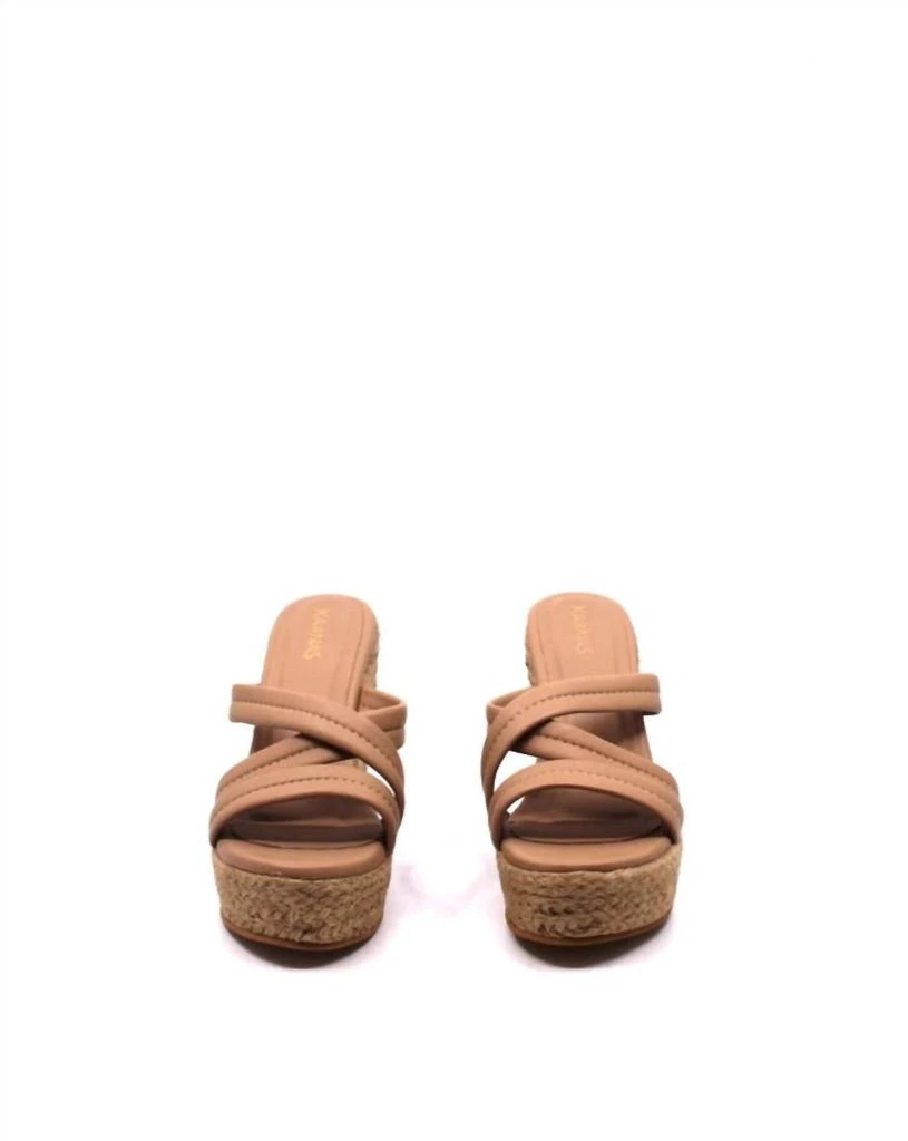 商品Kaanas|San Vito Wedge In Almond,价格¥642,第3张图片详细描述