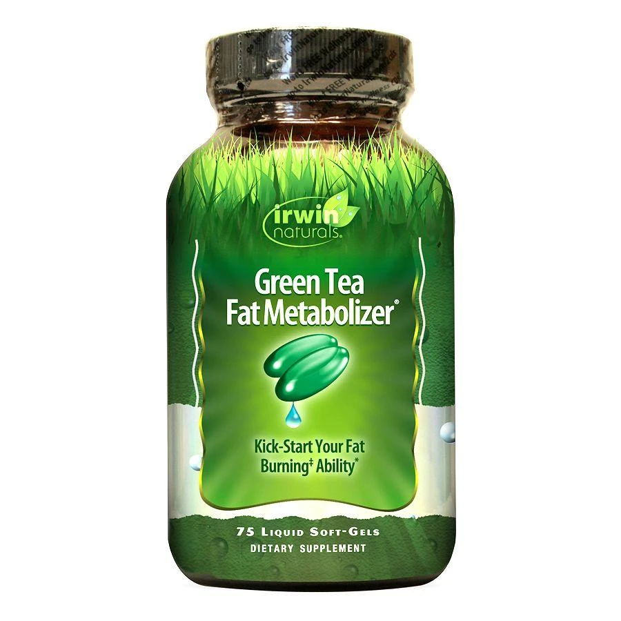 商品Irwin Naturals|Green Tea Fat Metabolizer Dietary Supplement Liquid Softgels,价格¥140,第1张图片