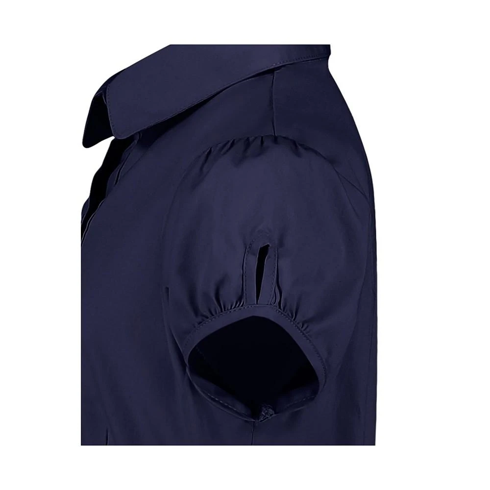商品Nautica|Big Girls Uniform Belted Poplin Shirt Dress,价格¥160,第3张图片详细描述