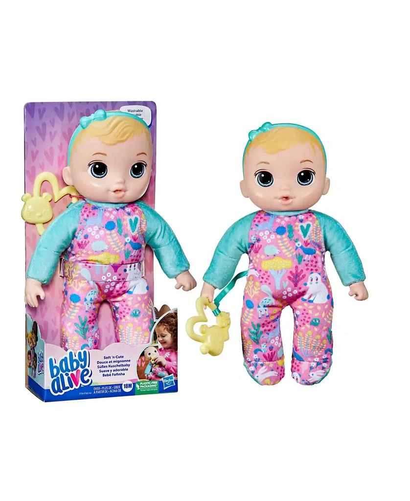 商品Baby Alive|Soften Cute Doll, Blonde Hair,价格¥90,第3张图片详细描述