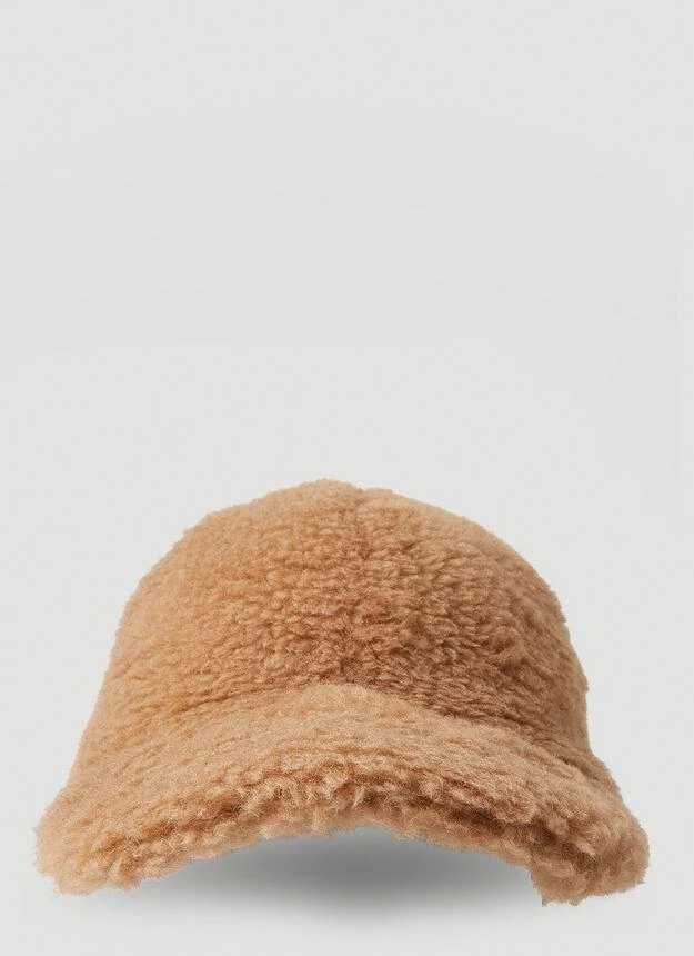 商品Max Mara|Gimmy Fluffy Baseball Hat in Camel,价格¥1565,第1张图片