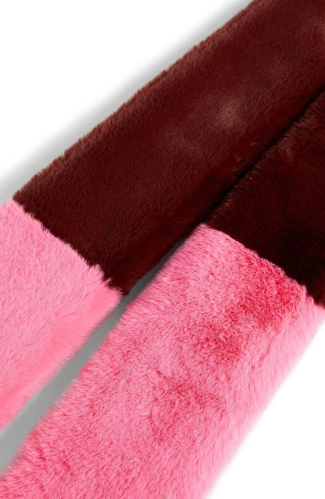 商品Ted Baker London|Flis Colorblock Faux Fur Scarf,价格¥148,第3张图片详细描述