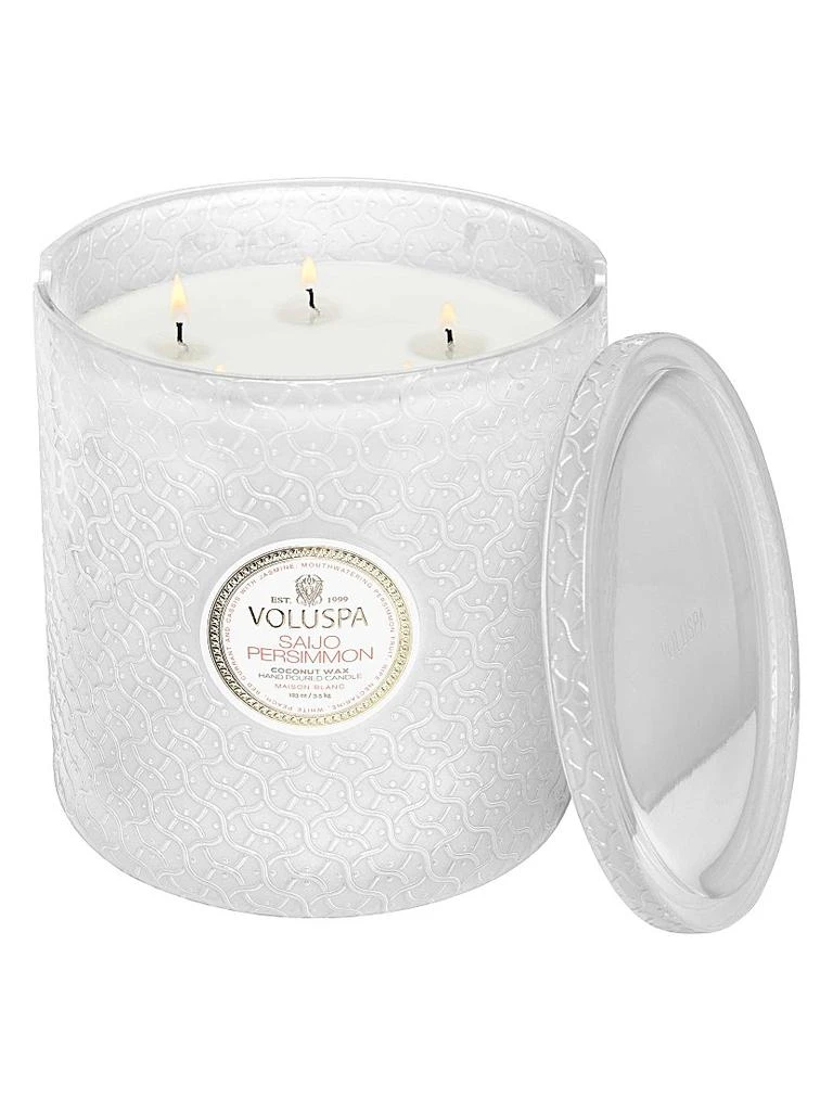 商品Voluspa|Saijo Persimmon 5-Wick Hearth Candle,价格¥1858,第2张图片详细描述