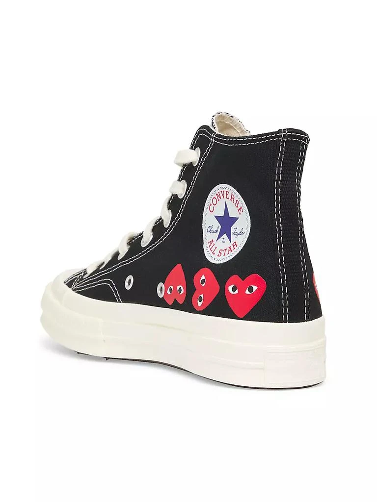 商品Comme des Garcons|CdG PLAY x Converse Chuck Taylor All Star Heart High-Top Sneakers,价格¥1107,第3张图片详细描述